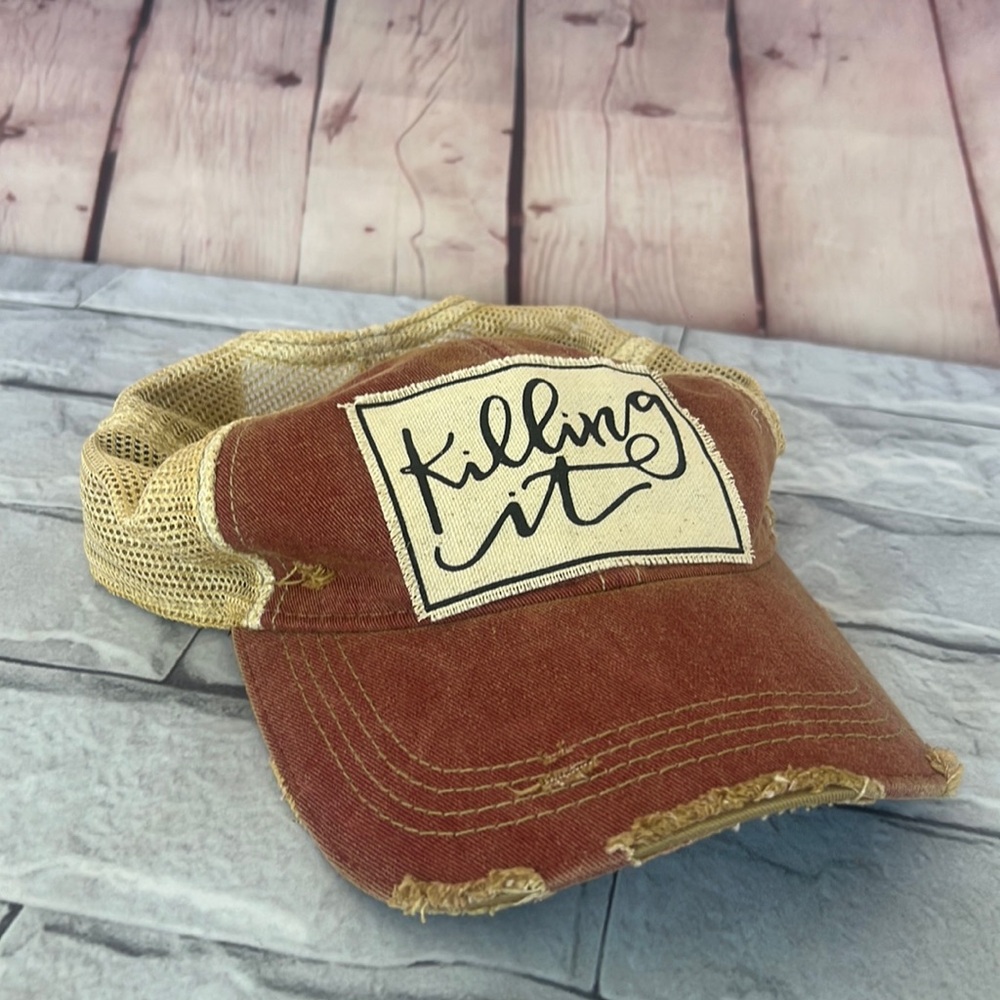 KILLING IT VINTAGE DISTRESSED TRUCK HAT UNISEX